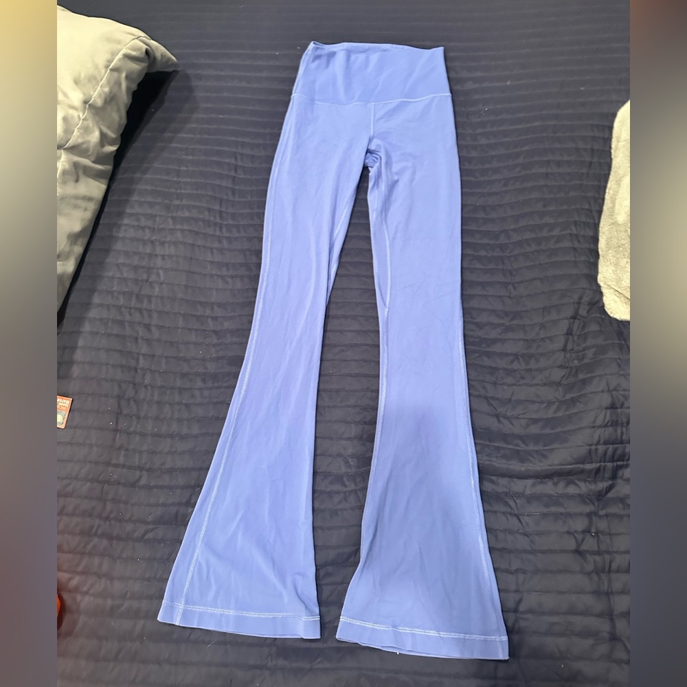 Lululemon athletica blue flared leggings